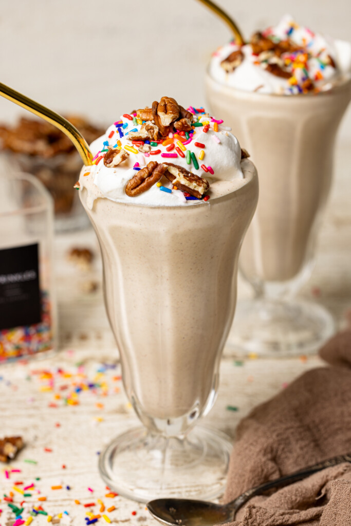 Vegan Peanut Butter Pecan Milkshake | Orchids + Sweet Tea