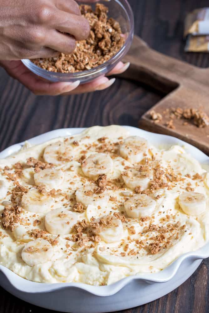 Southern Banana Pudding Cream Pie | Orchids + Sweet Tea