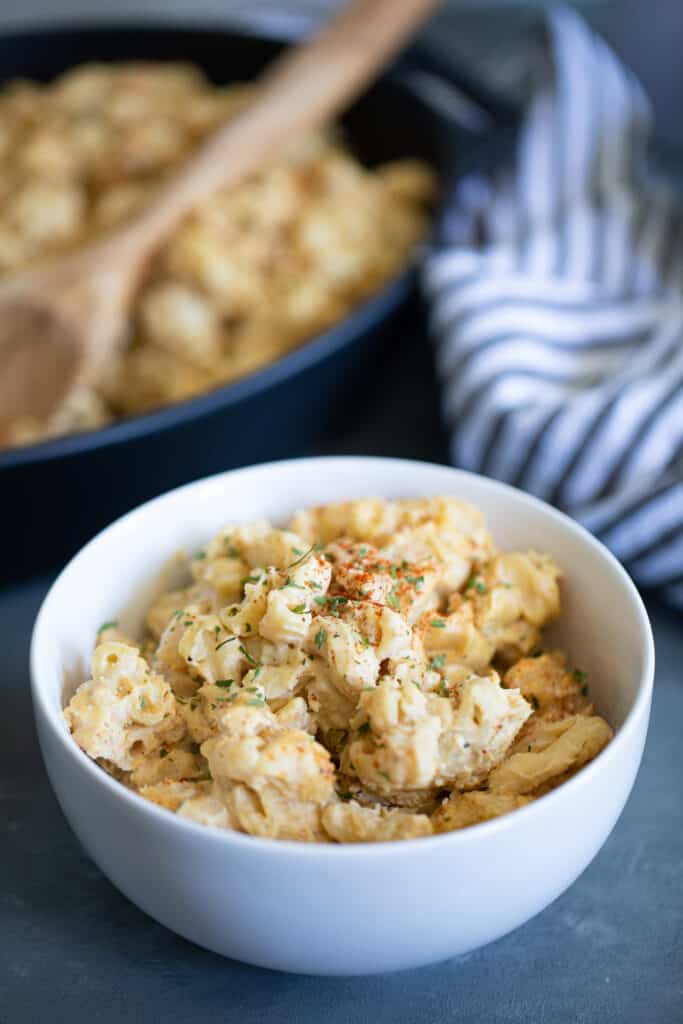 The Ultimate Vegan Mac + Cheese - Orchids + Sweet Tea