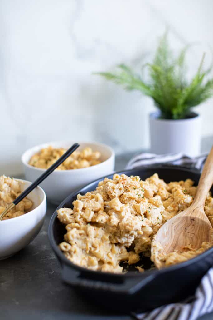 The Ultimate Vegan Mac + Cheese - Orchids + Sweet Tea