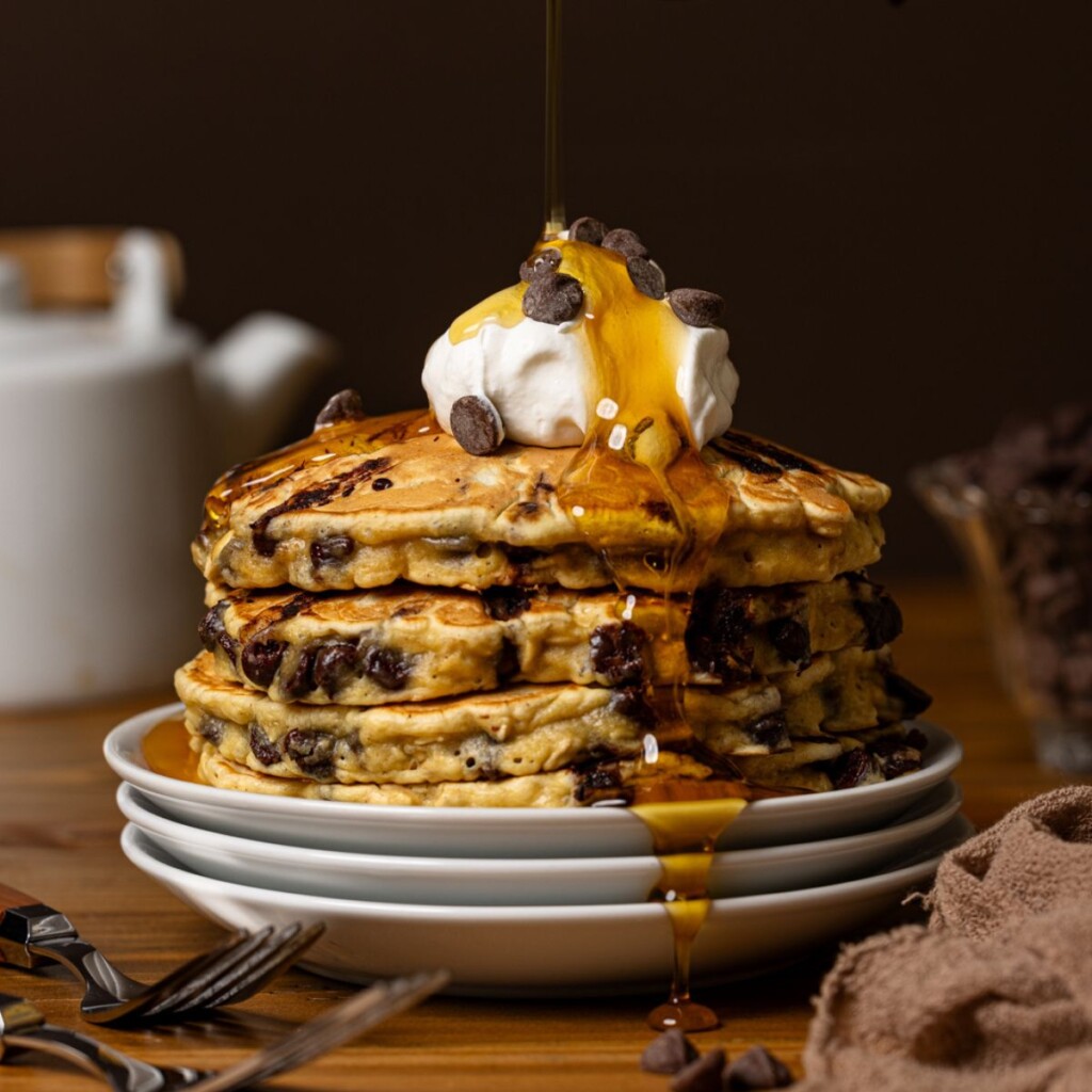 Chocolate Chip Oatmeal Pancakes Orchids Sweet Tea