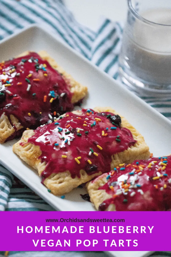 Homemade Blueberry Vegan Pop Tarts