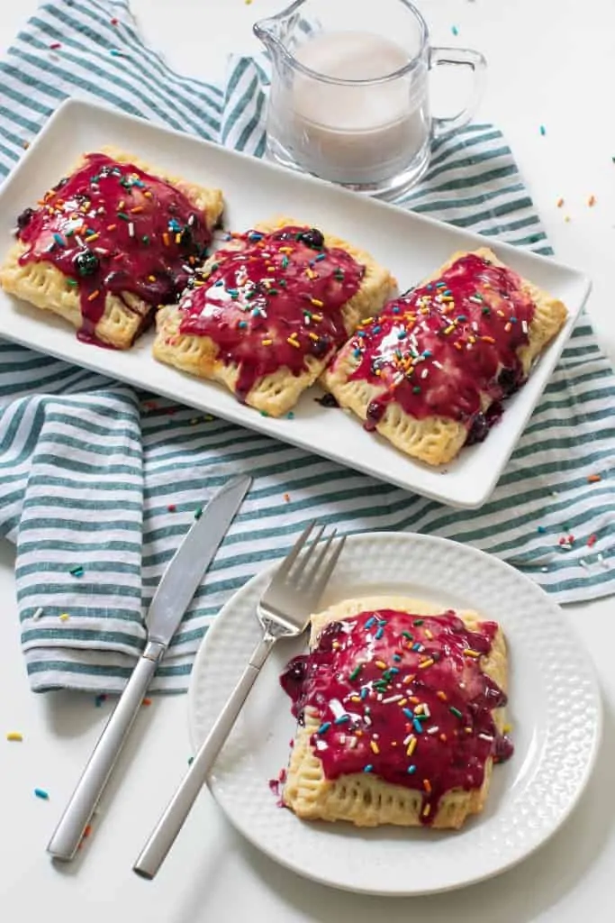 Homemade Blueberry Vegan Pop Tarts