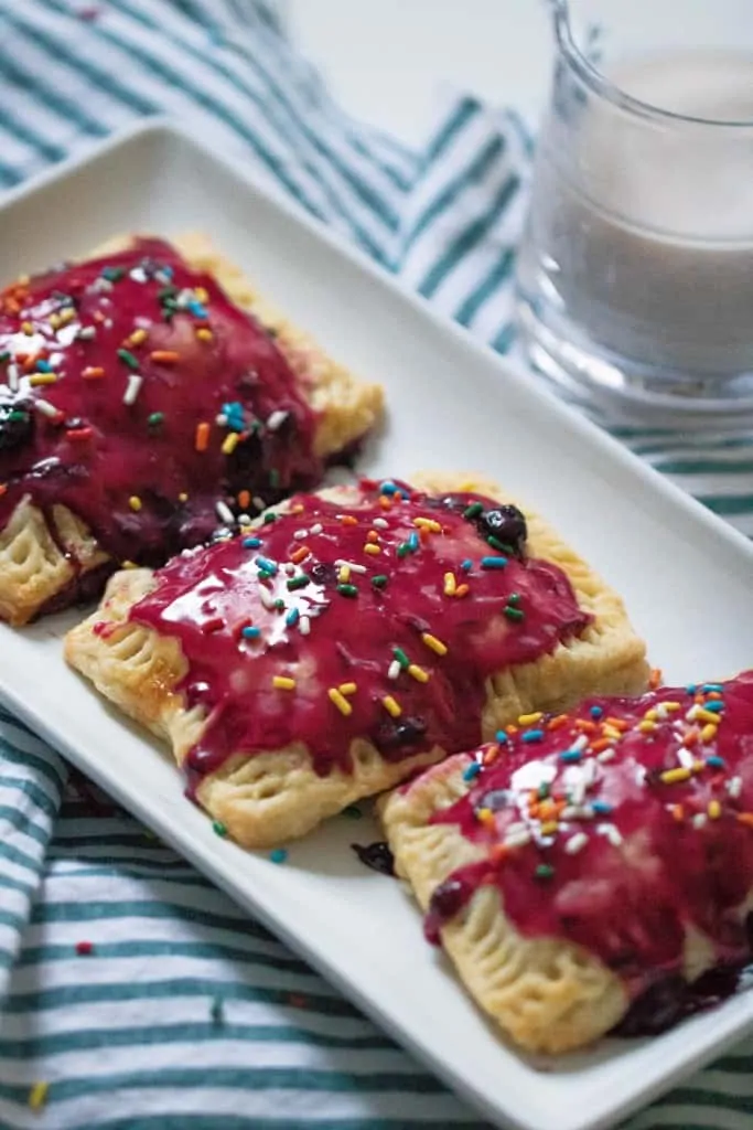 Homemade Blueberry Vegan Pop Tarts