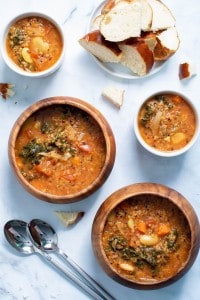 Slow Cooker Quinoa Veggie Soup | Orchids + Sweet Tea