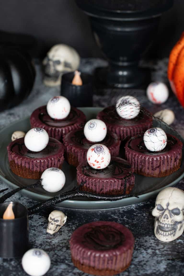 Classic Halloween Graveyard Cheesecake Bites | Orchids + Sweet Tea