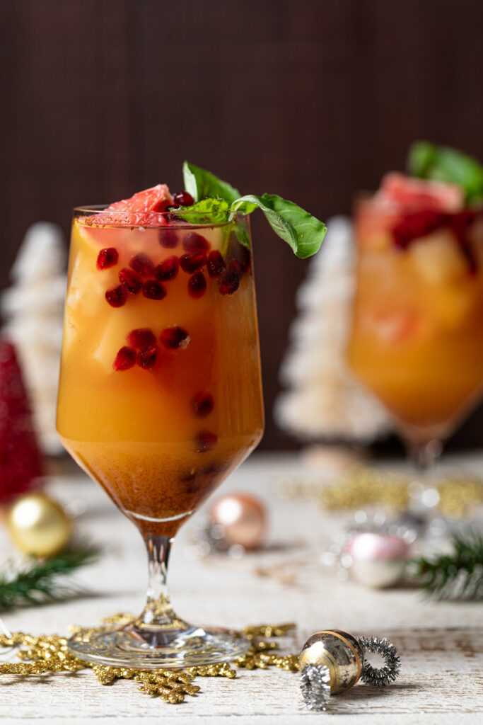 Grapefruit Thyme Mocktail For The Holidays | Orchids + Sweet Tea