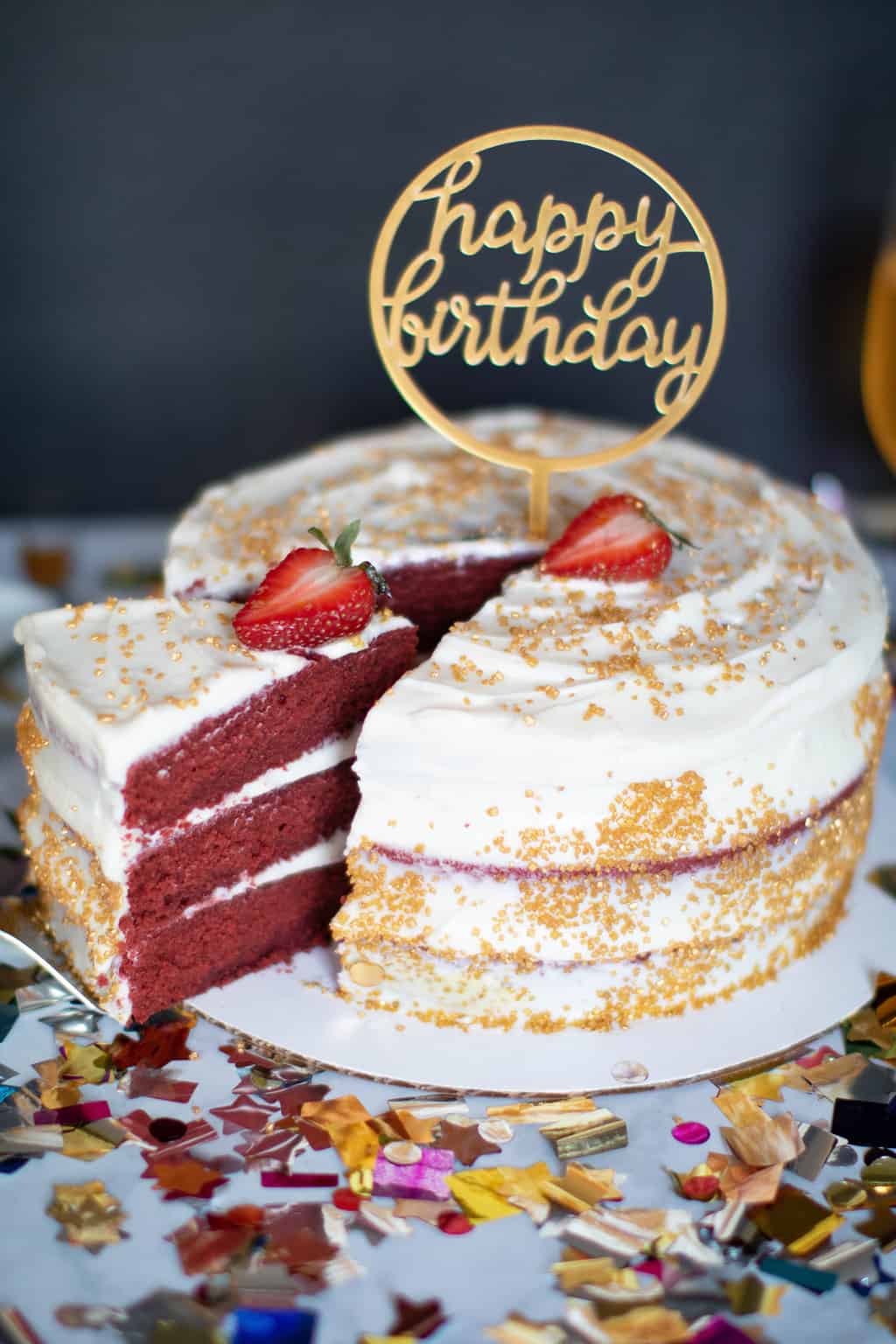 Classic Red Velvet Cake + Cream Cheese Frosting | Orchids + Sweet Tea