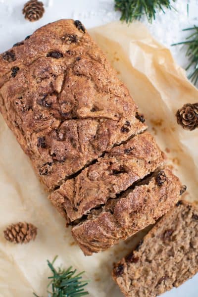 Vegan Homemade Cinnamon Raisin Bread | Orchids + Sweet Tea