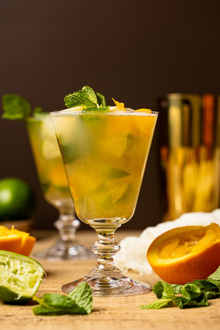 Citrus Honey Mint Mocktail 