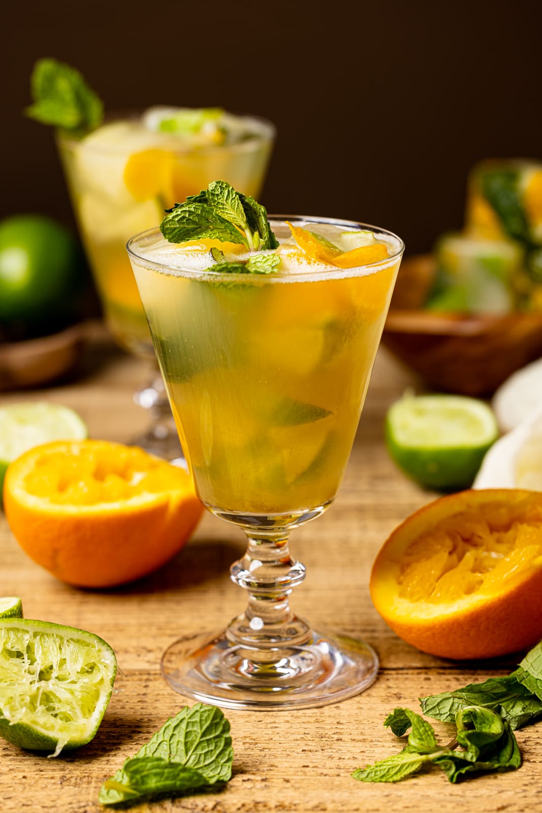 Citrus Honey Mint Mocktail