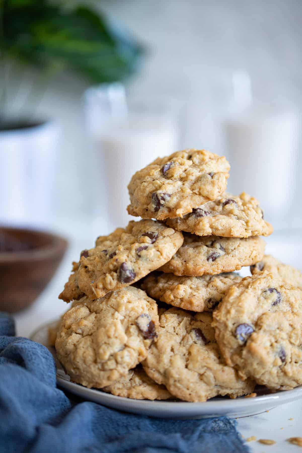 Peanut Butter Oatmeal Chocolate Chip Cookies | Orchids + Sweet Tea