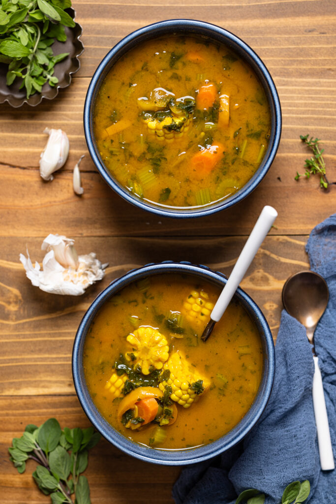 Fall Detox Sweet Potato Veggie Soup | Orchids + Sweet Tea