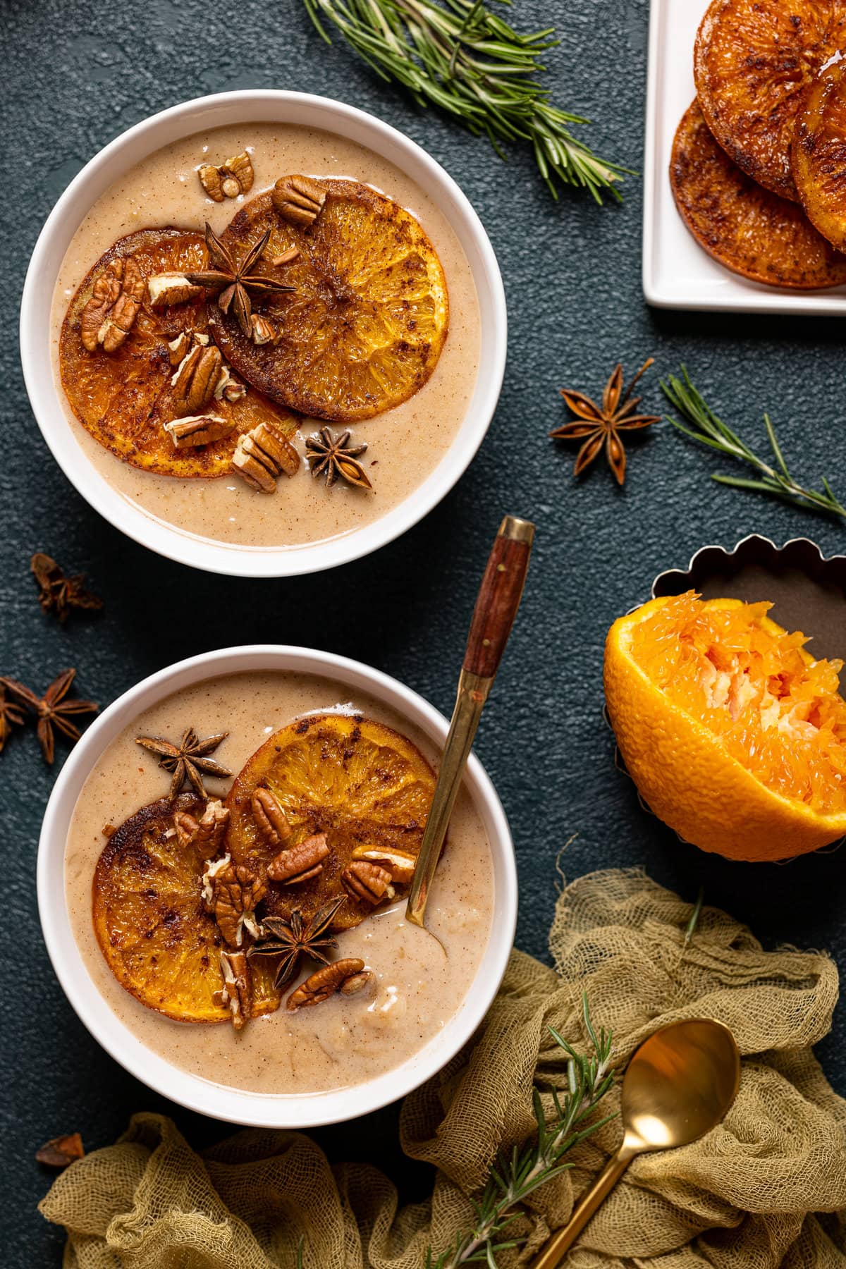 Winter Spice Citrus Oatmeal - Once Upon a Pumpkin