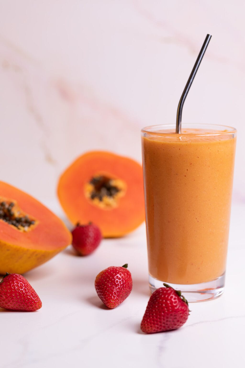 Strawberry Mango Papaya Smoothie Orchids Sweet Tea 2498