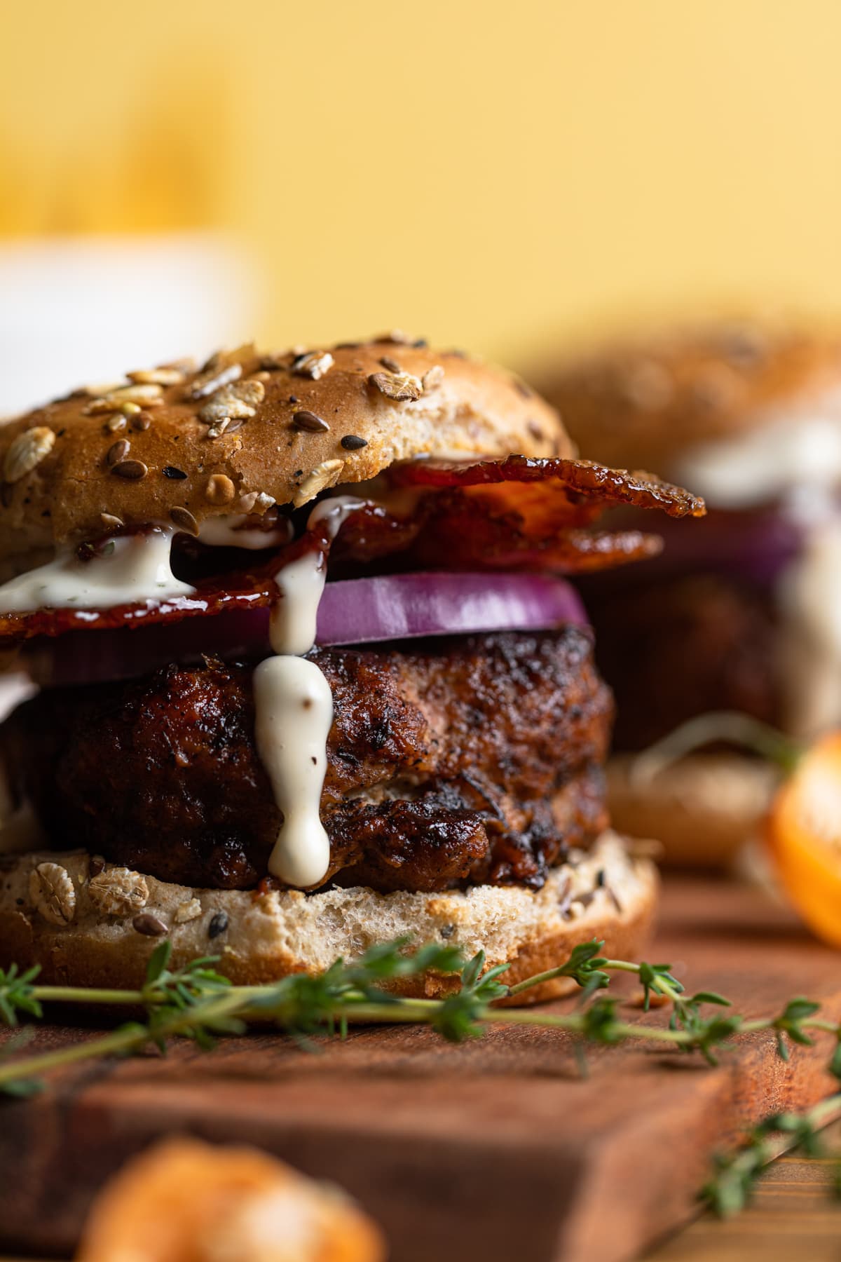 Jerk Turkey Burgers with Candied Bacon | Orchids + Sweet Tea
