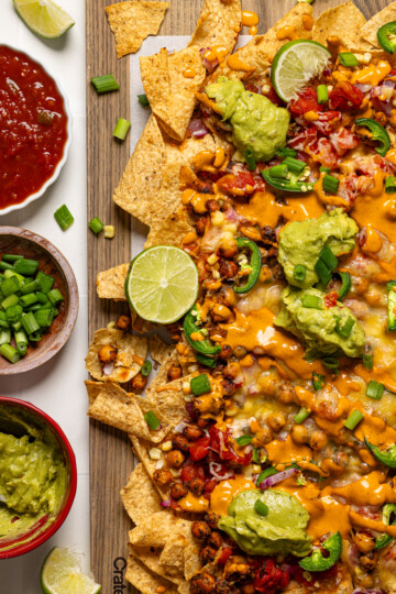 Chipotle Game Day Chickpea Nachos | Orchids + Sweet Tea