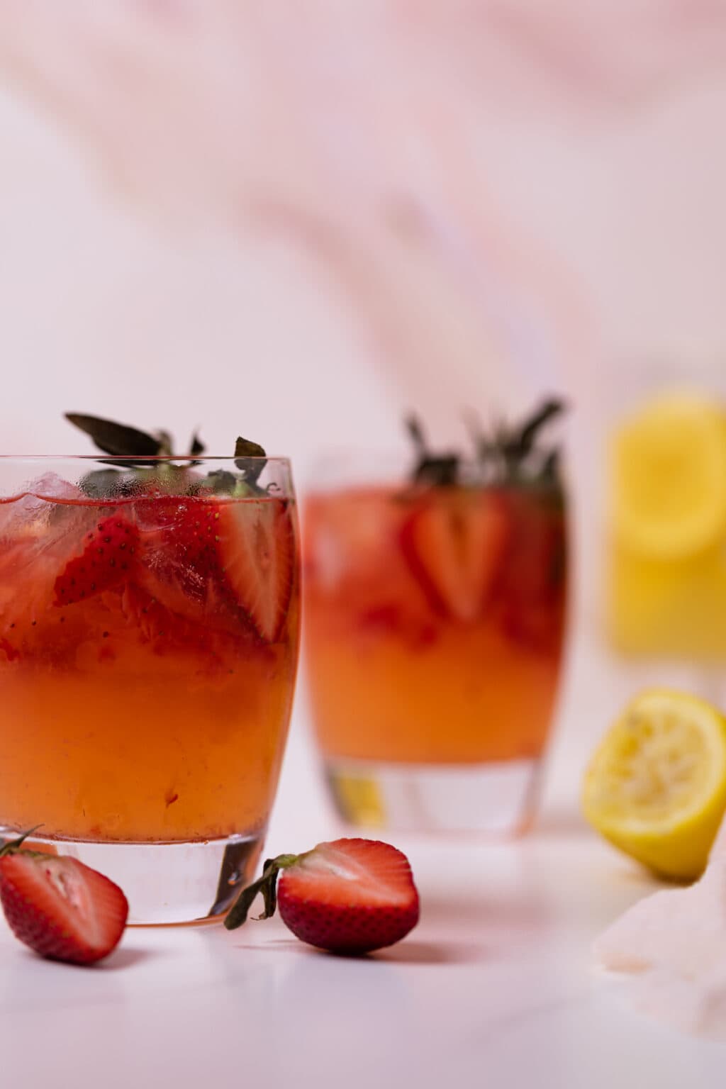 Easy Homemade Strawberry Lemonade - Orchids + Sweet Tea