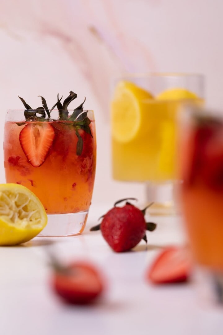 Easy Homemade Strawberry Lemonade | Orchids + Sweet Tea