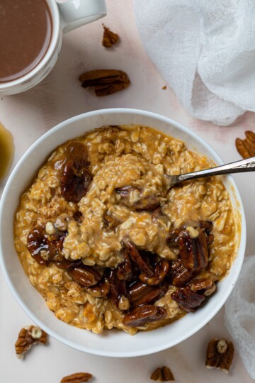 Sweet Potato Pie Overnight Oats | Orchids + Sweet Tea