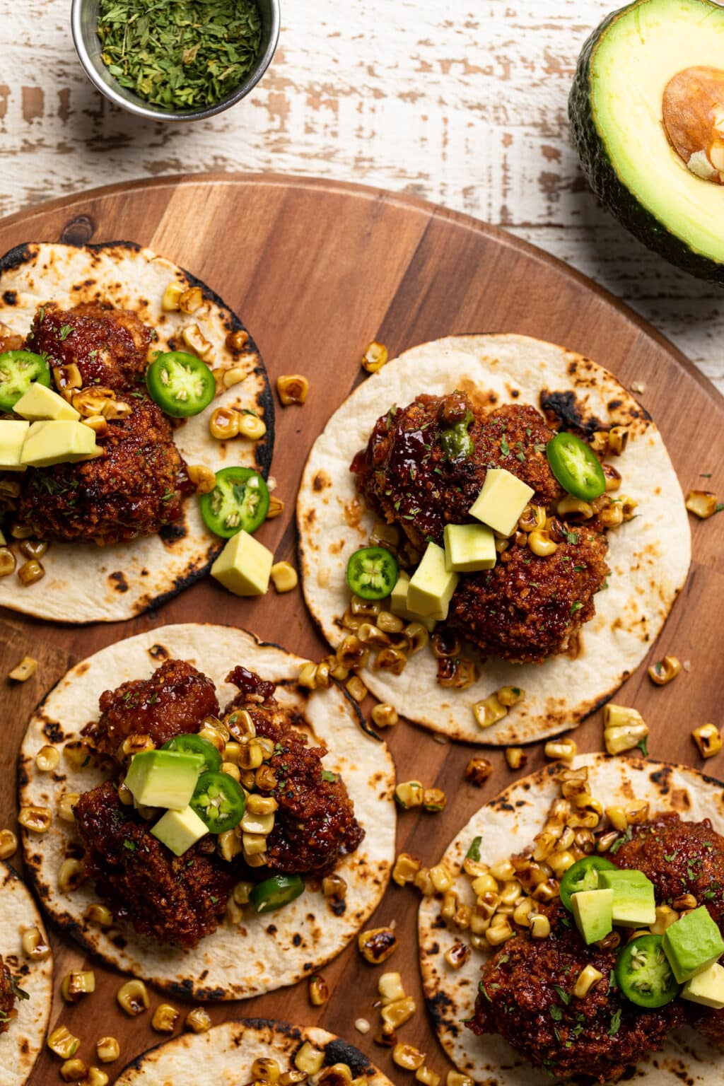 Easy BBQ Cauliflower Tacos | Orchids + Sweet Tea