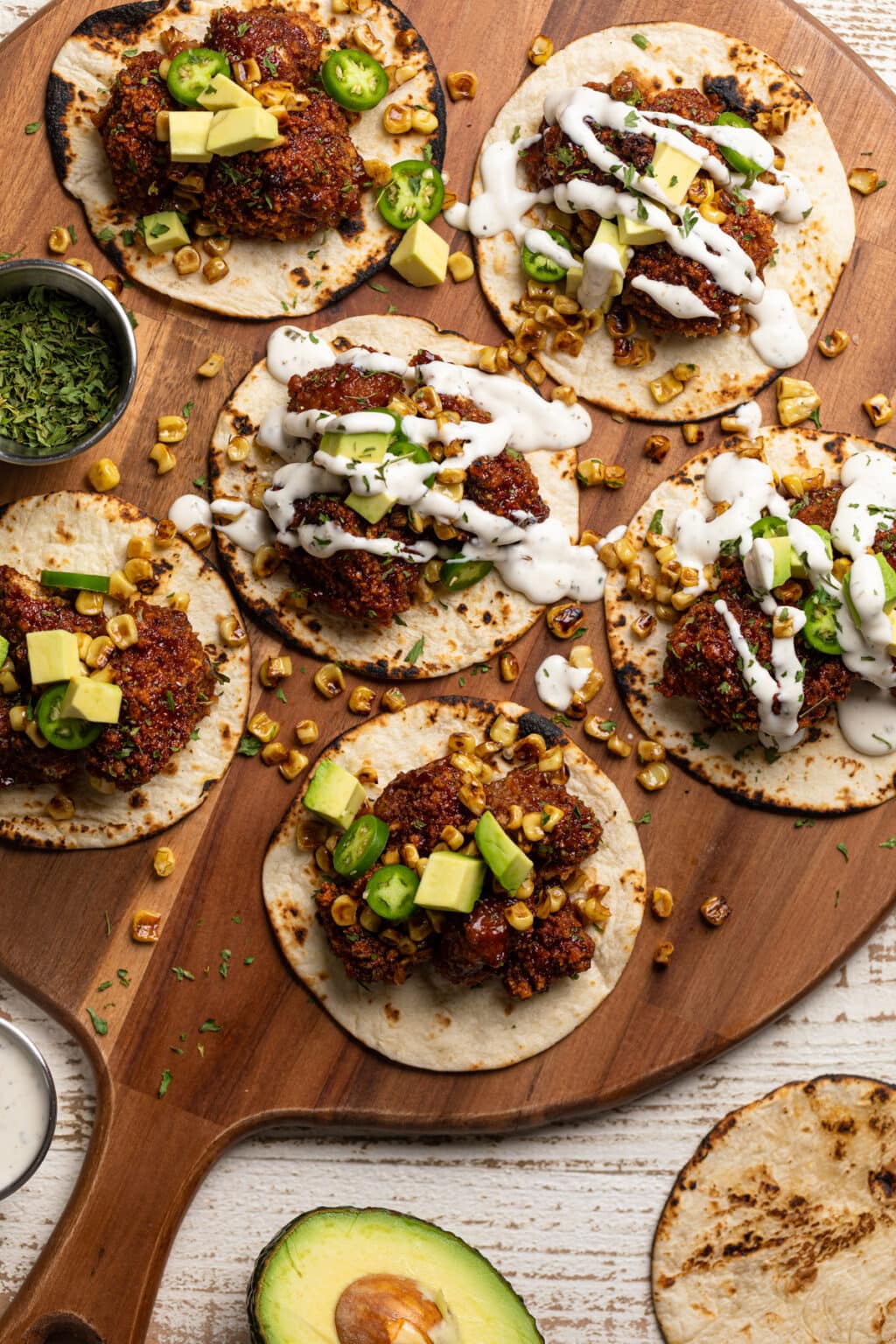 Easy BBQ Cauliflower Tacos | Orchids + Sweet Tea