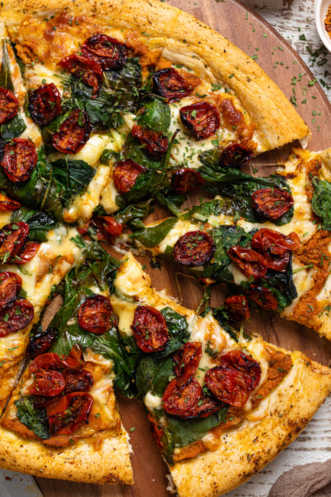 Cajun Veggie Pumpkin Pizza | Orchids + Sweet Tea