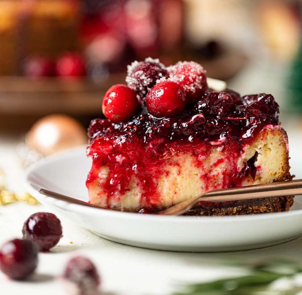 White Chocolate Cheesecake With Cranberries Orchids Sweet Tea