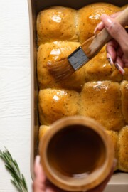 My Hubby’s Hot Honey Garlic Dinner Rolls | Orchids + Sweet Tea