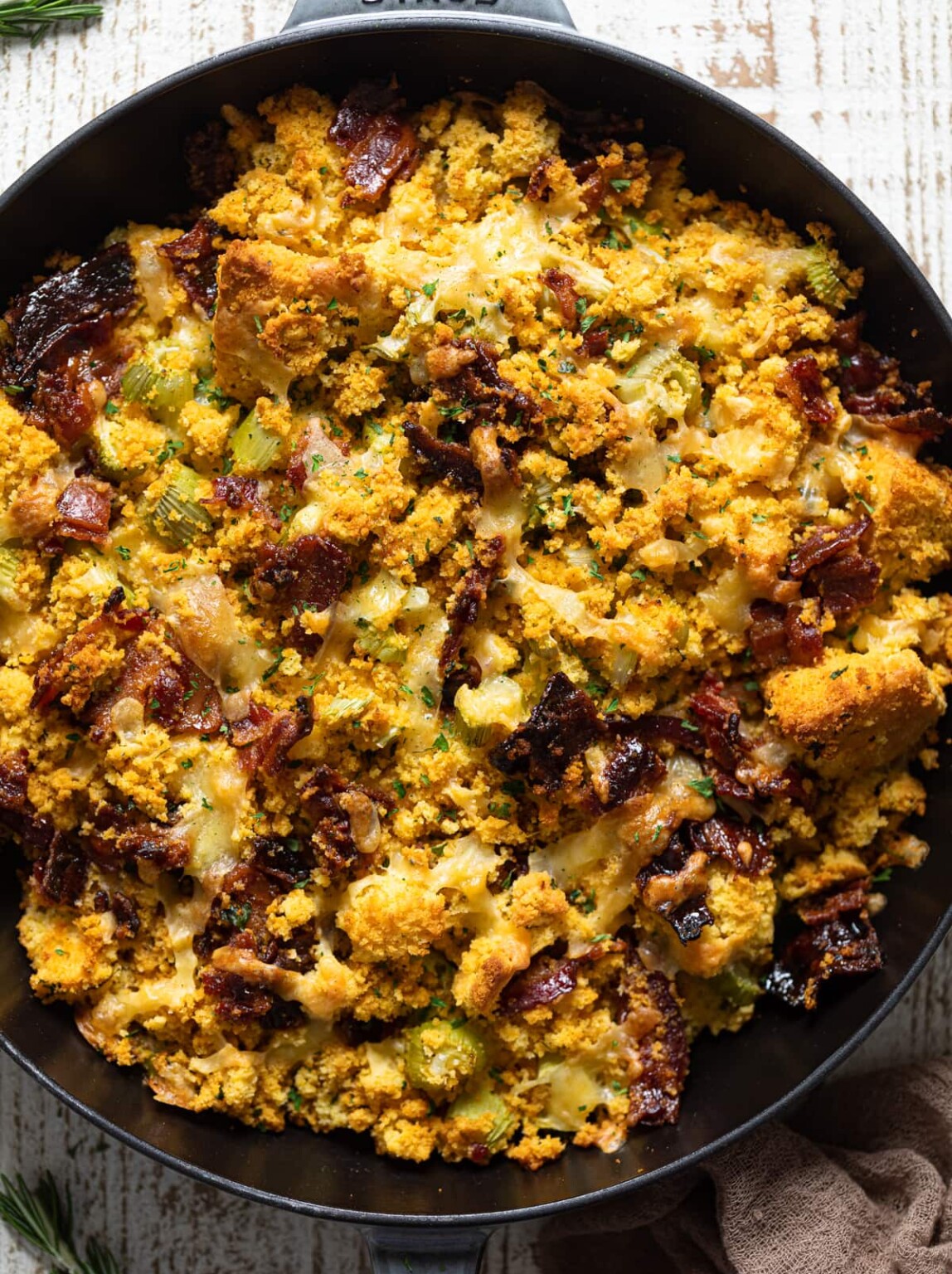 Southern-Styled Cornbread Stuffing | Orchids + Sweet Tea