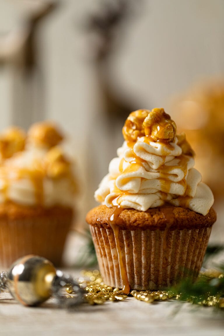 Decadent Caramel Eggnog Cupcakes | Orchids + Sweet Tea