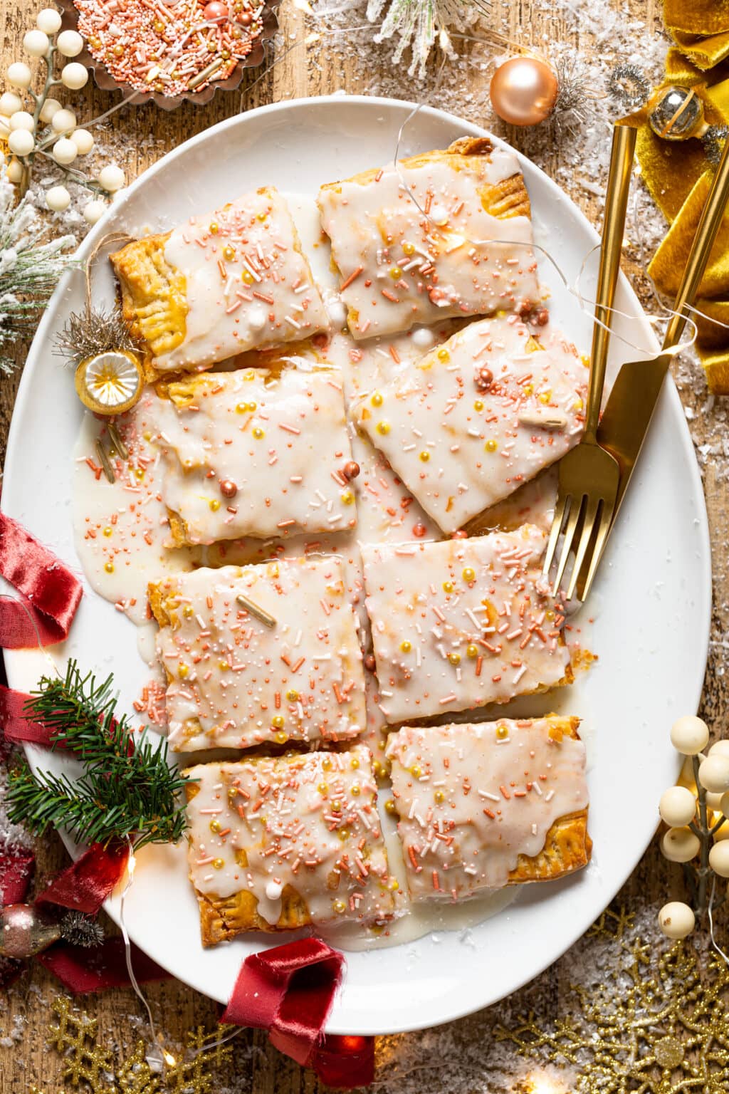 Giant Pop Tart with Orange Marmalade Filling - Orchids + Sweet Tea