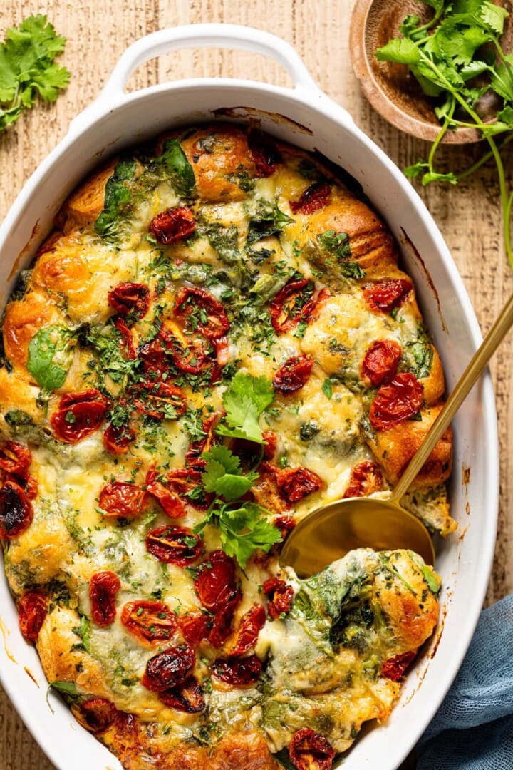 Veggie Breakfast Strata | Orchids + Sweet Tea