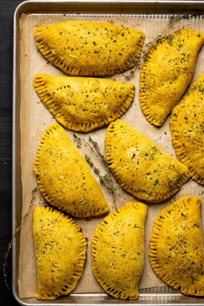 Vegan Jamaican Beef Patties | Orchids + Sweet Tea