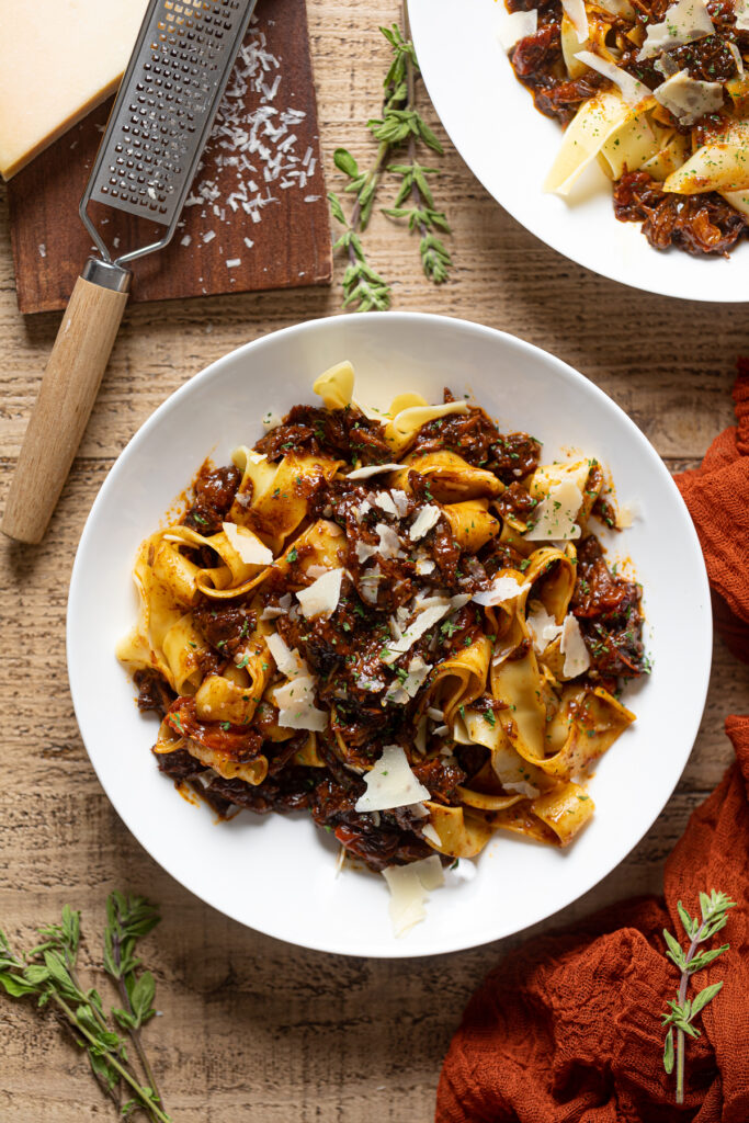 Braised Steak Ragu with Pappardelle | Orchids + Sweet Tea