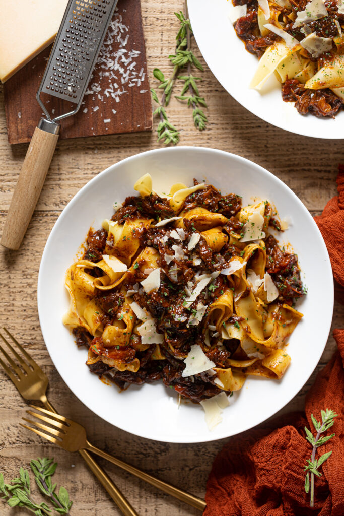 Braised Steak Ragu with Pappardelle | Orchids + Sweet Tea