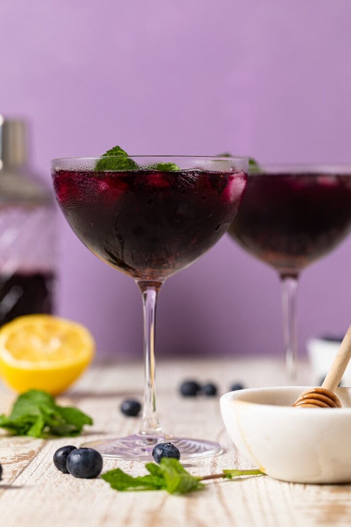 Blueberry Lavender Chamomile Mocktail | Orchids + Sweet Tea