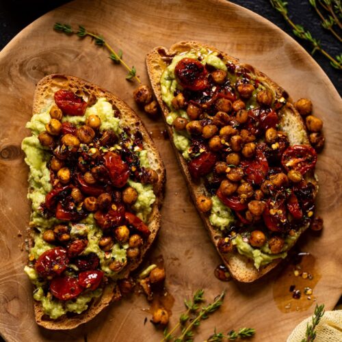 Vegan GF Avocado Toast - Notably Vegan