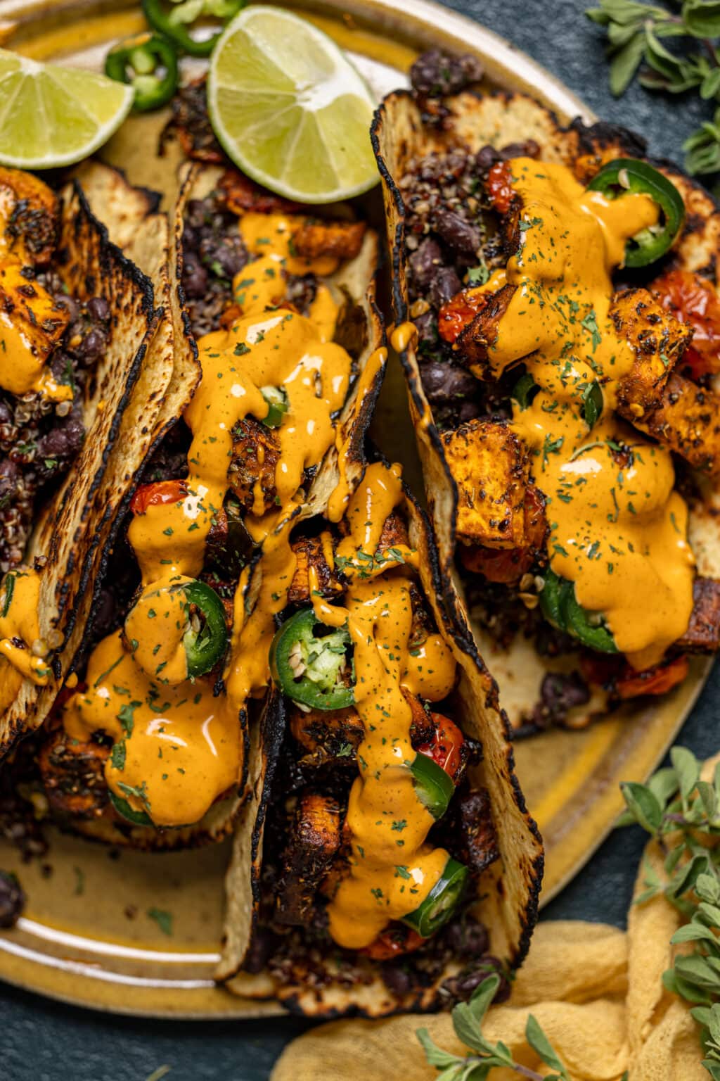 Chipotle Sweet Potato Quinoa Tacos | Orchids + Sweet Tea