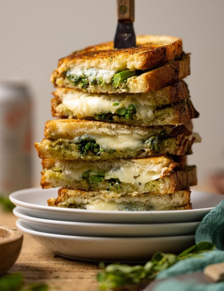 Broccoli Pesto Grilled Cheese | Orchids + Sweet Tea