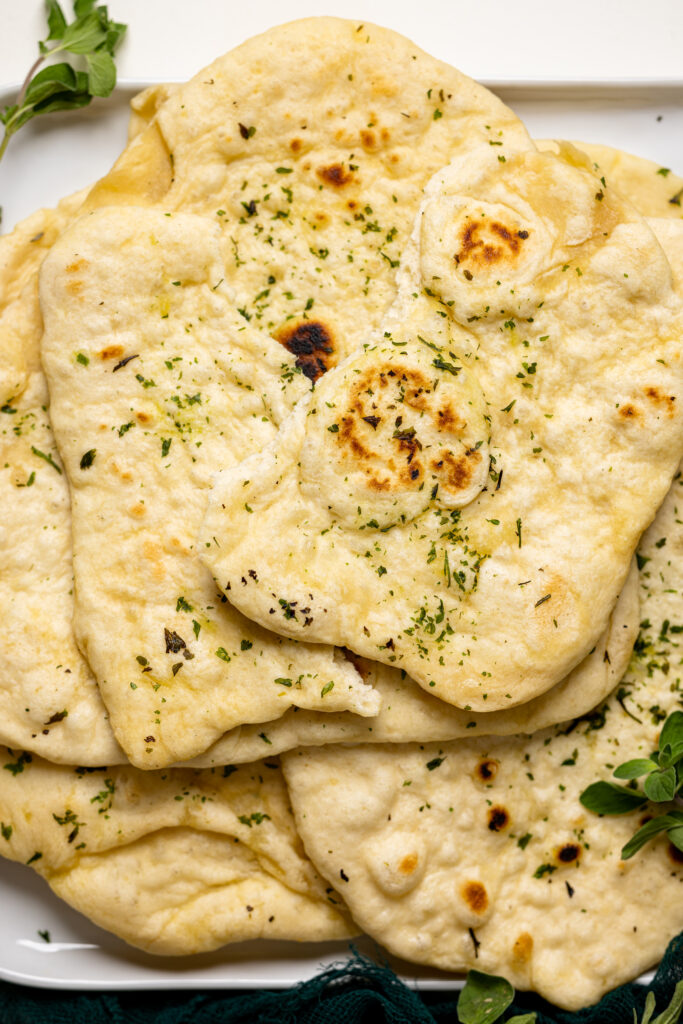 How To Make Vegan Garlic Naan Bread Orchids Sweet Tea