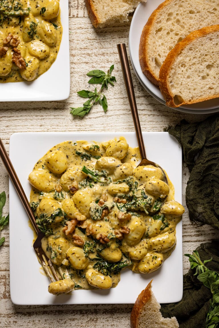 Creamy Lemon Pesto Gnocchi With Broccoli Orchids Sweet Tea