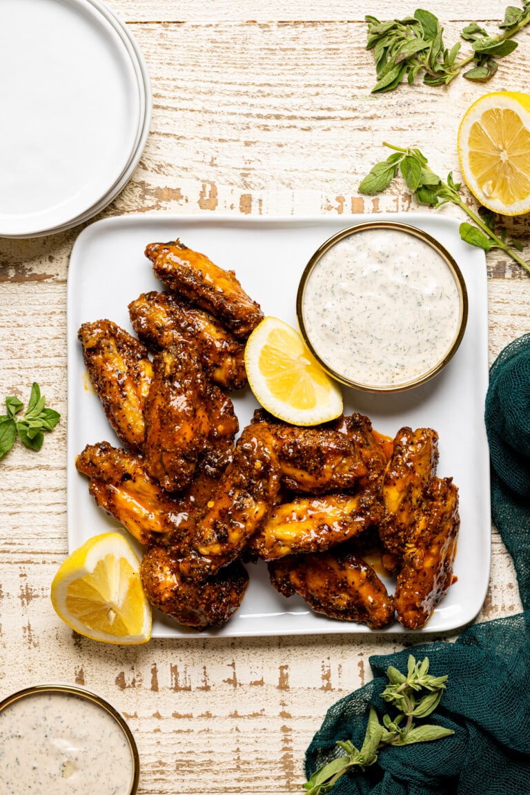 Crispy Lemon Pepper Buffalo Wings Orchids Sweet Tea 7018