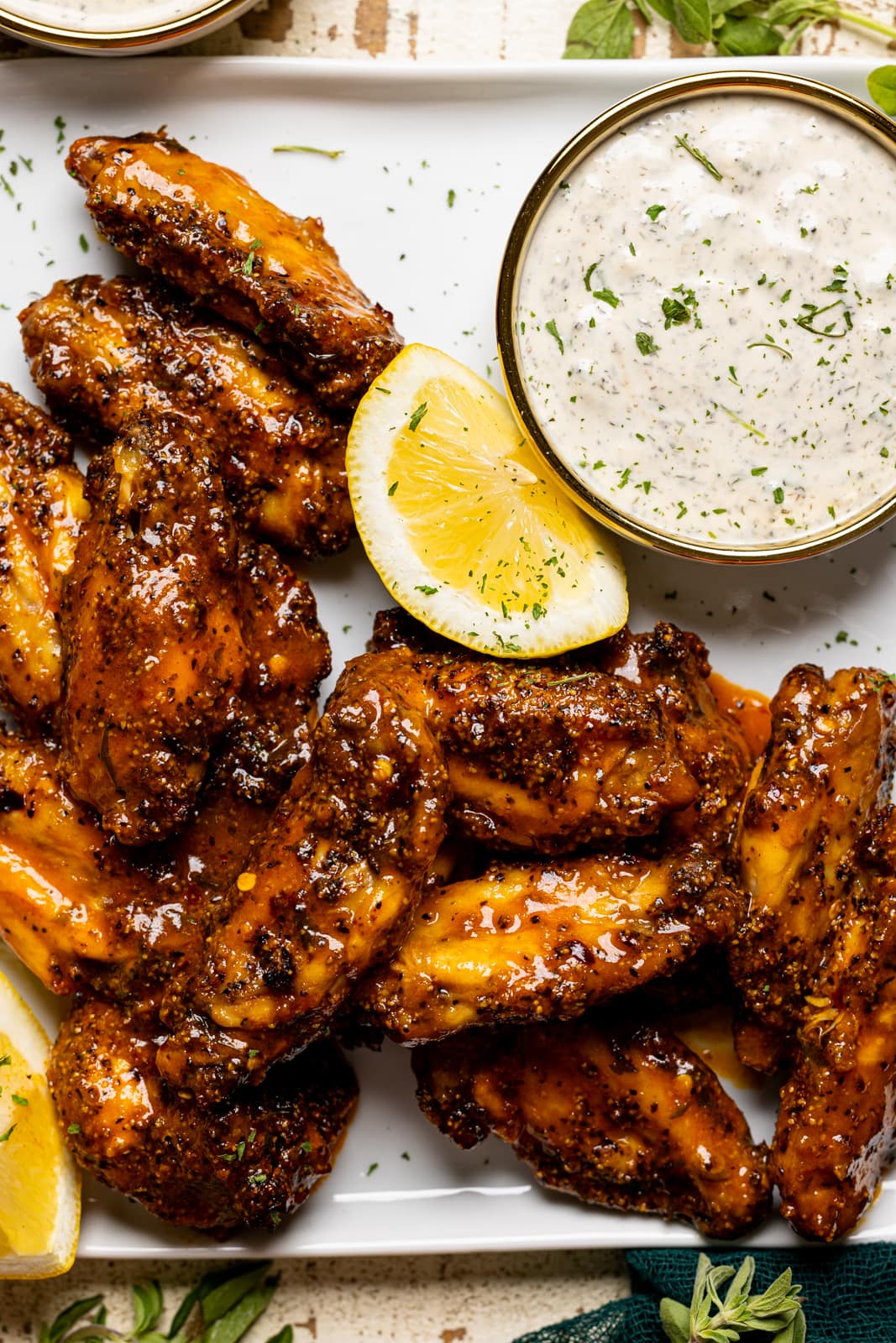 The Best Honey Lemon Pepper Wings Recipe (not hot) - Pure and Simple  Nourishment