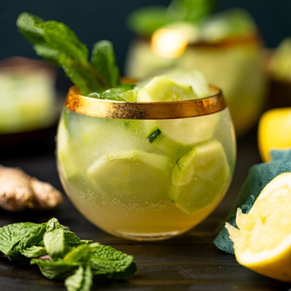 Cucumber Ginger Mint Mocktail Orchids Sweet Tea 0307