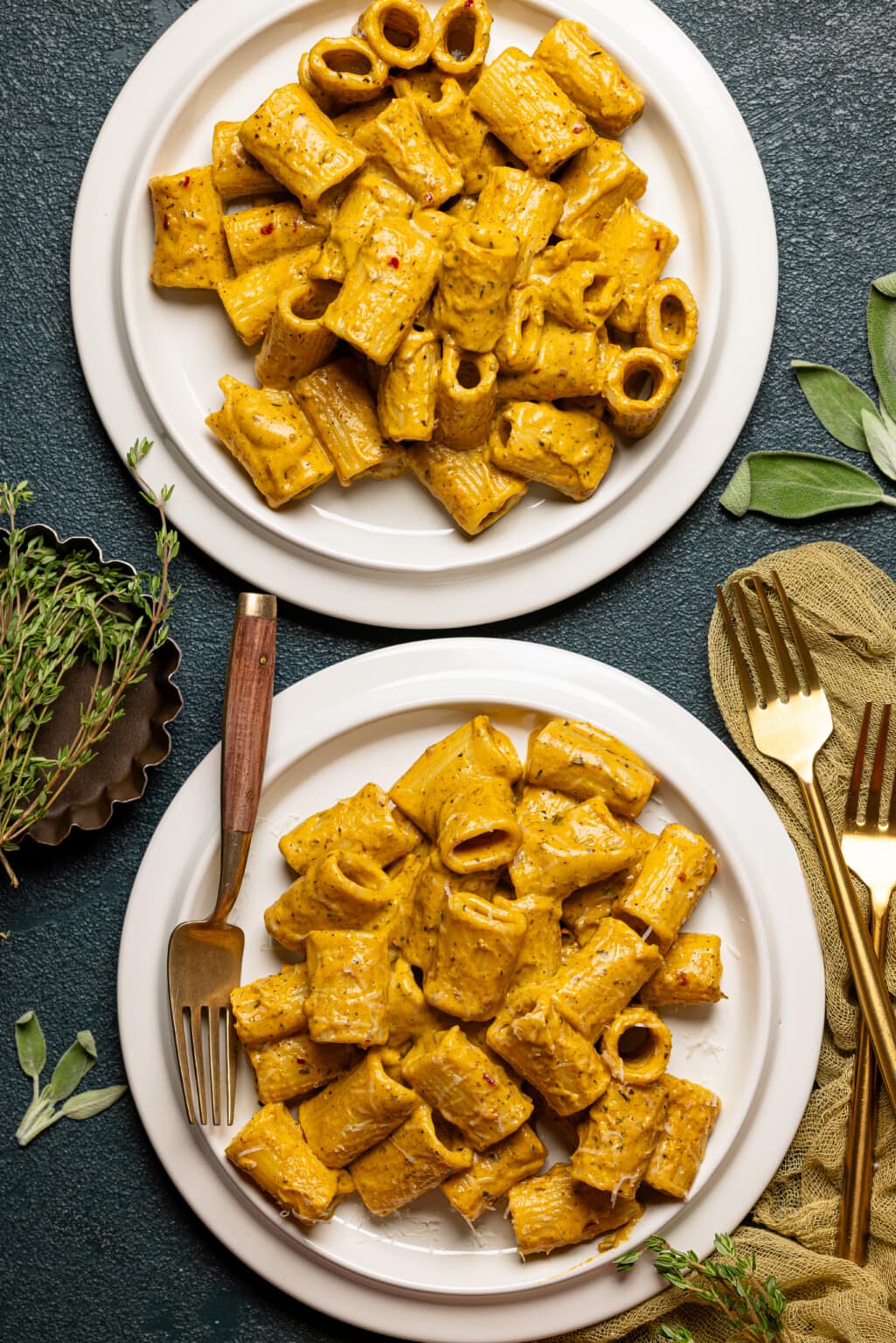 Creamy Roasted Butternut Squash Pasta | Orchids + Sweet Tea