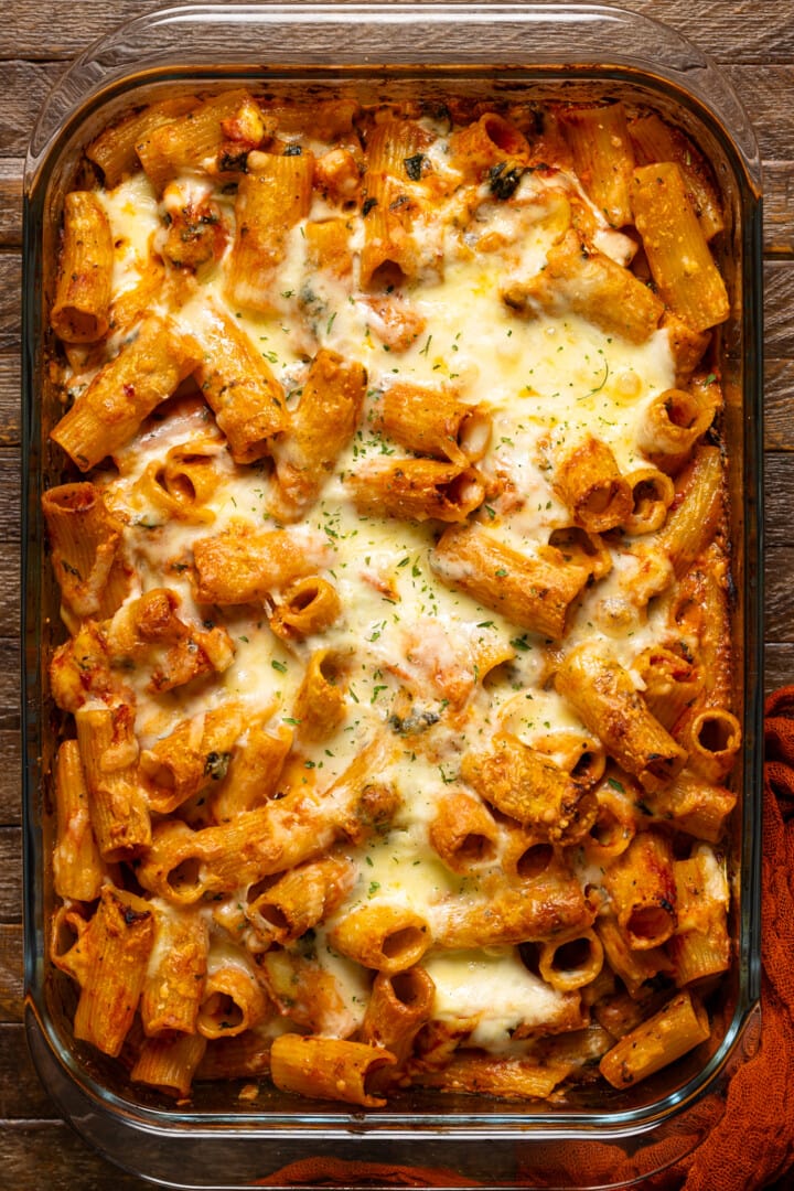 Spicy Vodka Rigatoni Pasta Bake | Orchids + Sweet Tea