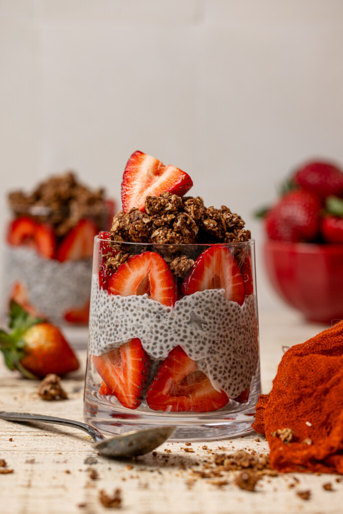 Strawberry Coconut Chia Seed Pudding | Orchids + Sweet Tea