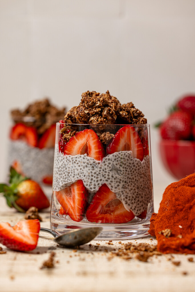 Strawberry Coconut Chia Seed Pudding | Orchids + Sweet Tea