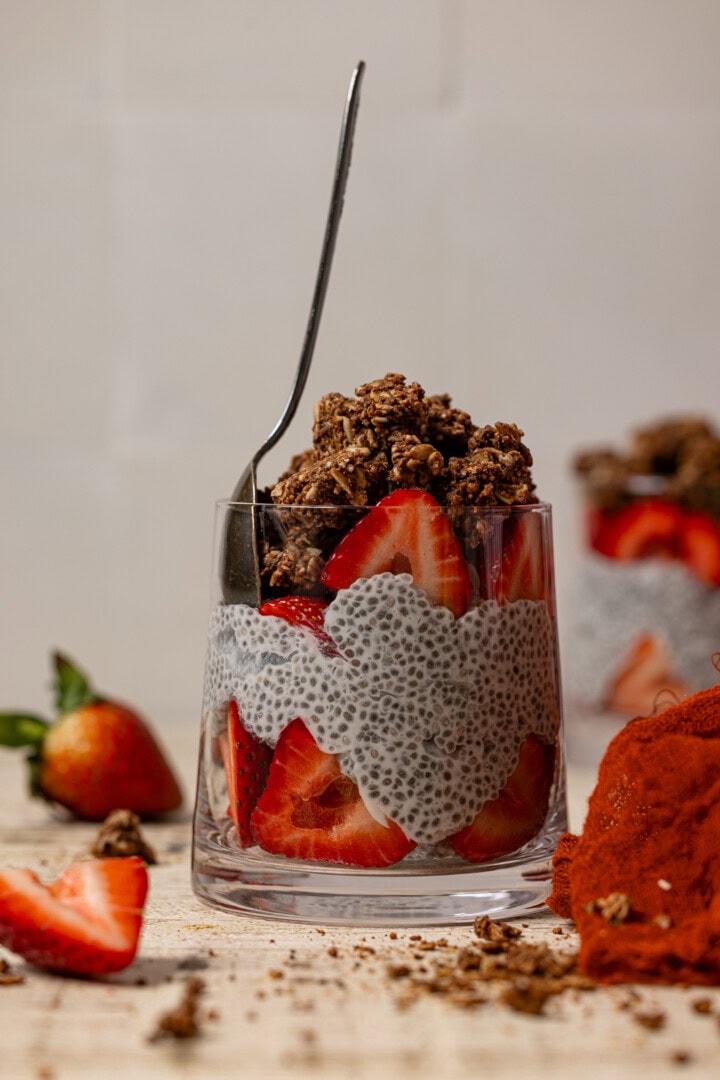 Strawberry Coconut Chia Seed Pudding | Orchids + Sweet Tea